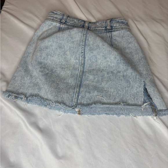 PacSun Light Blue Denim Mini Skirt - Picture 3 of 3